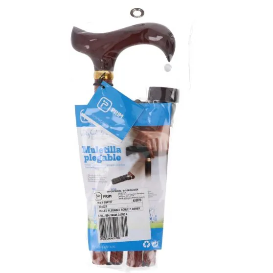 Prim Muletilla Plegable Roble Derby