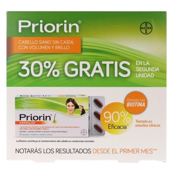 Priorin Pack Ahorro Unidad 120 Cápsulas
