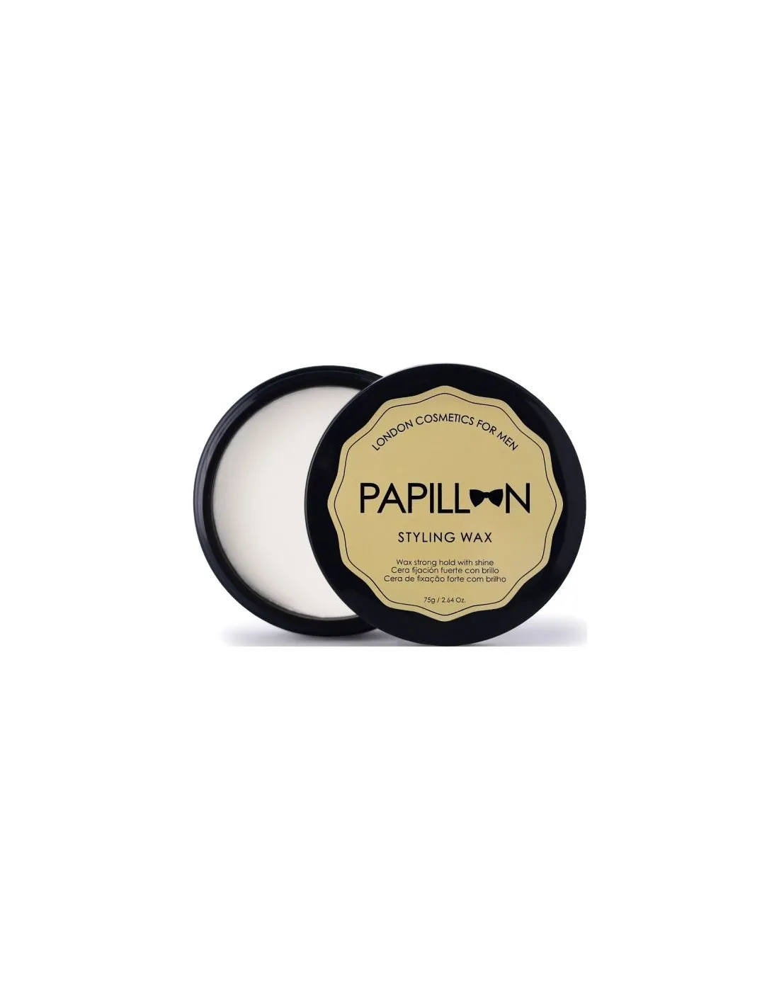 PAPILLON Styling Wax Cera Fijación Fuerte Con Brillo 75g