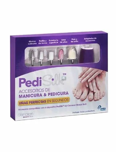 PEDISILK ACCESORIOS MANICURA-PEDICURA 5 ACCESORIOS