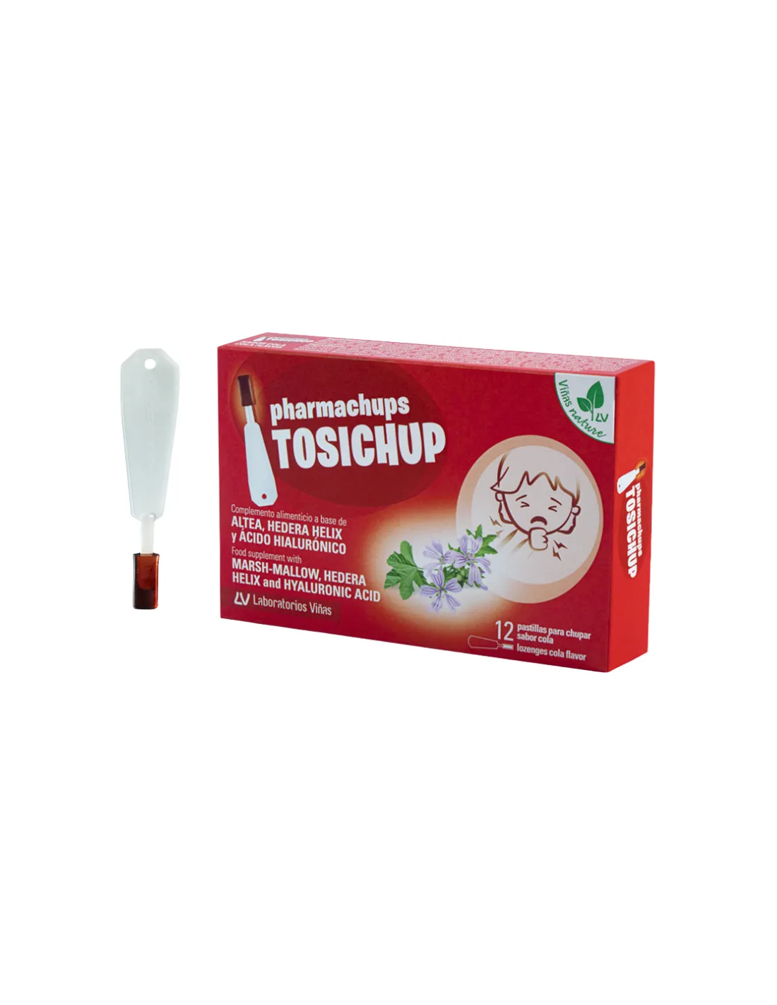 Pharmachups Tosichup 12 Pastillas Sabor Cola