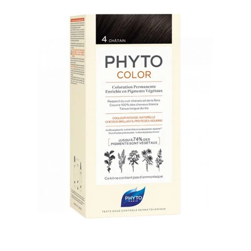 Phyto Phytocolor 4 Castaño Coloración Permanente