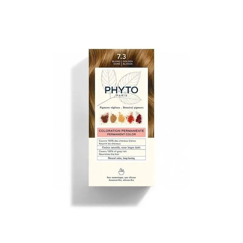 Phyto Phytocolor 7.3 Rubio Dorado Coloración Permanente