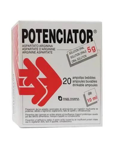 POTENCIATOR 5 G 20 AMPOLLAS BEBIBLES 10 ML
