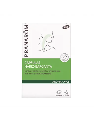 PRANAROM OLEOCAPS 1 NARIZ GARGANTA 30 CAPSULAS