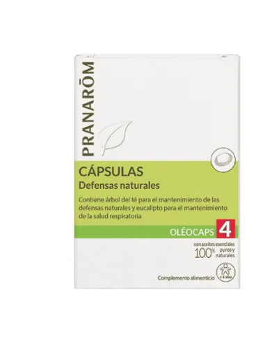 PRANAROM OLEOCAPS 4 DEFENSAS NATURALES 30 CÁPSULAS