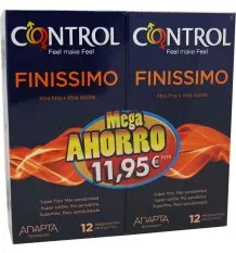 Control Preservativos Finissimo 12+12 Duplo Promocion