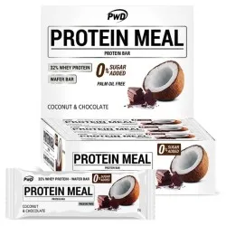 Protein Meal Barritas Coco con Chocolate 12 Unidades Pwd Nutrition