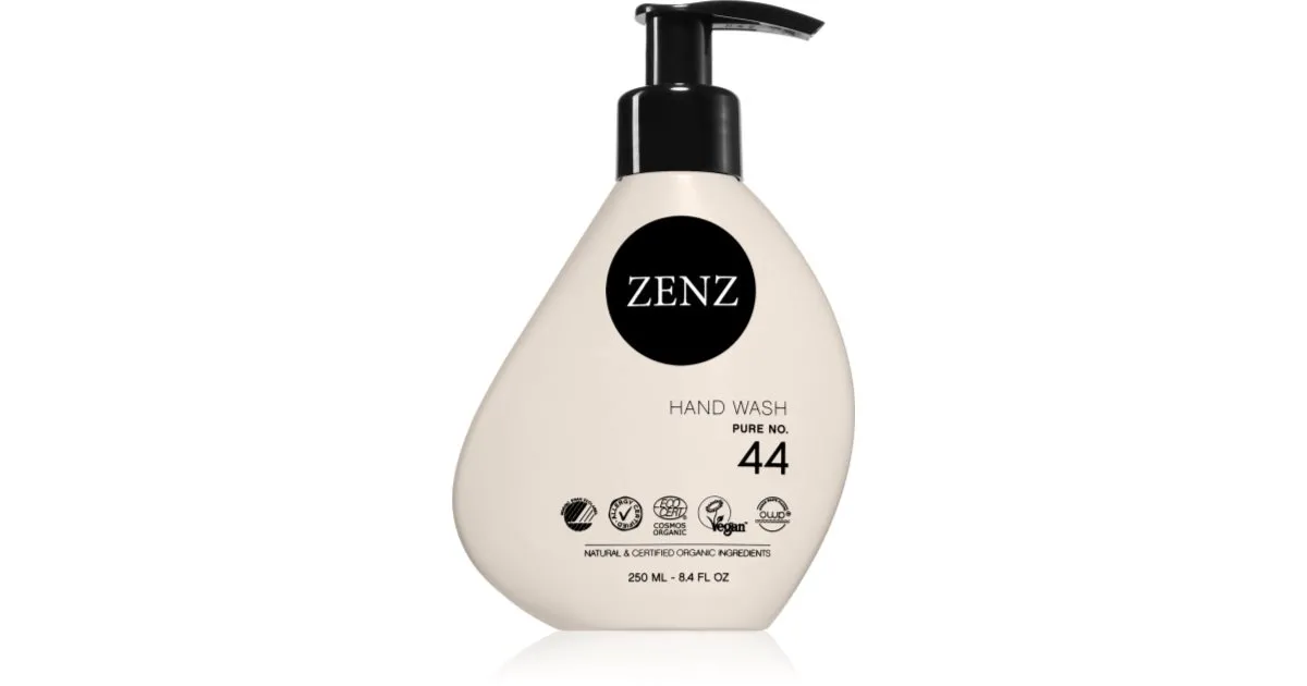 ZENZ Organic Pure No. 44 Gentle Liquid Hand Soap for Sensitive Skin 250ml