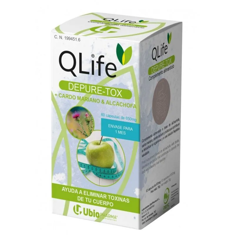 QLife Depure-Tox 60 Cápsulas