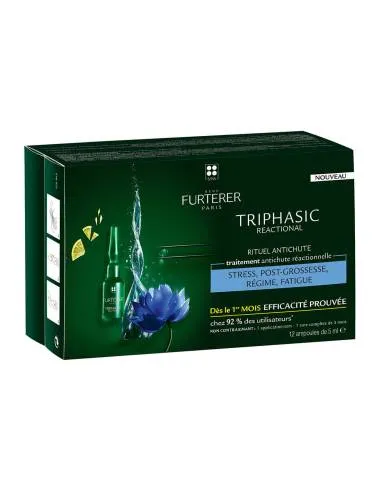 RENE FURTERER TRIPHASIC ANTICAIDA REACCIONAL 12 AMPOLLAS