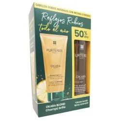 René Furterer Okara Blond Champú Brillo 200ml + Spray Aclarante 150ml