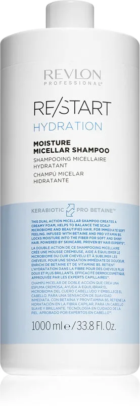 Revlon Professional Re/Start Moisturizing Shampoo for Normal and Dry Hair 1000 ml