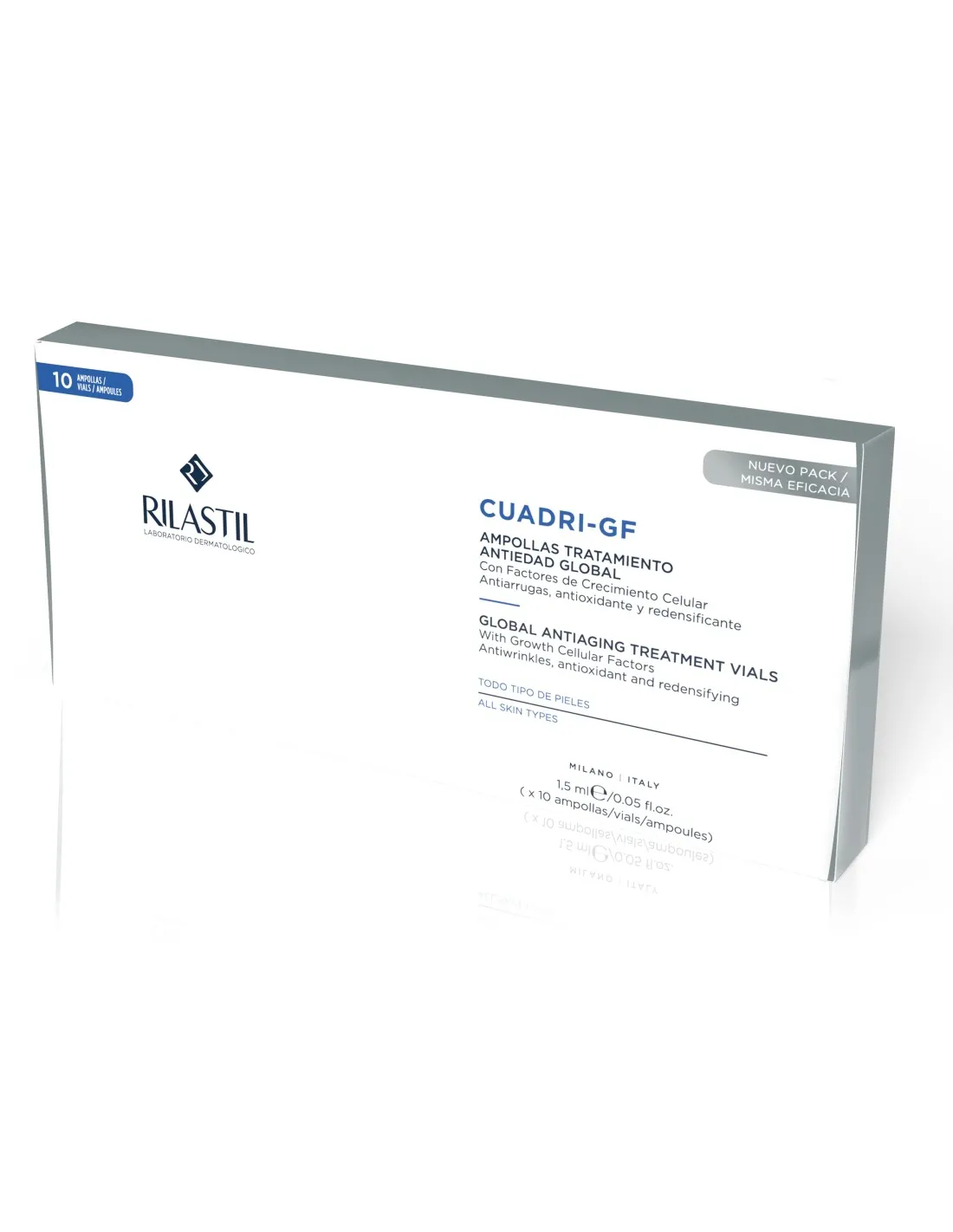 RILASTIL Multirepair Cuadri GF 10 Ampollas