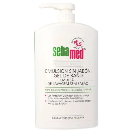 SebaMed Emulsión Sin Jabón Gel de Baño 1 Litro