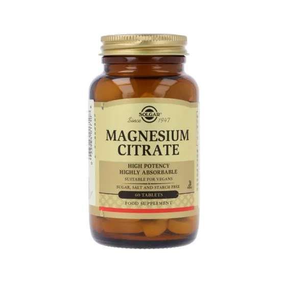 Solgar Calcium Magnesium Citrate 60 cápsulas