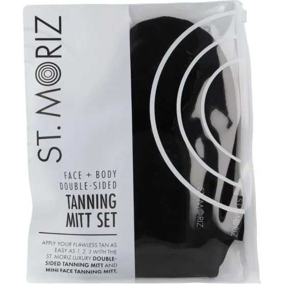 St. Moriz 2 guantes para bronceado para cuerpo y cara