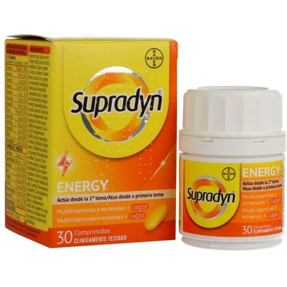 Supradyn Energy 30 Capsulas Comprimidos