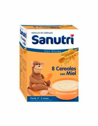 SANUTRI 8 CEREALES CON MIEL 600G