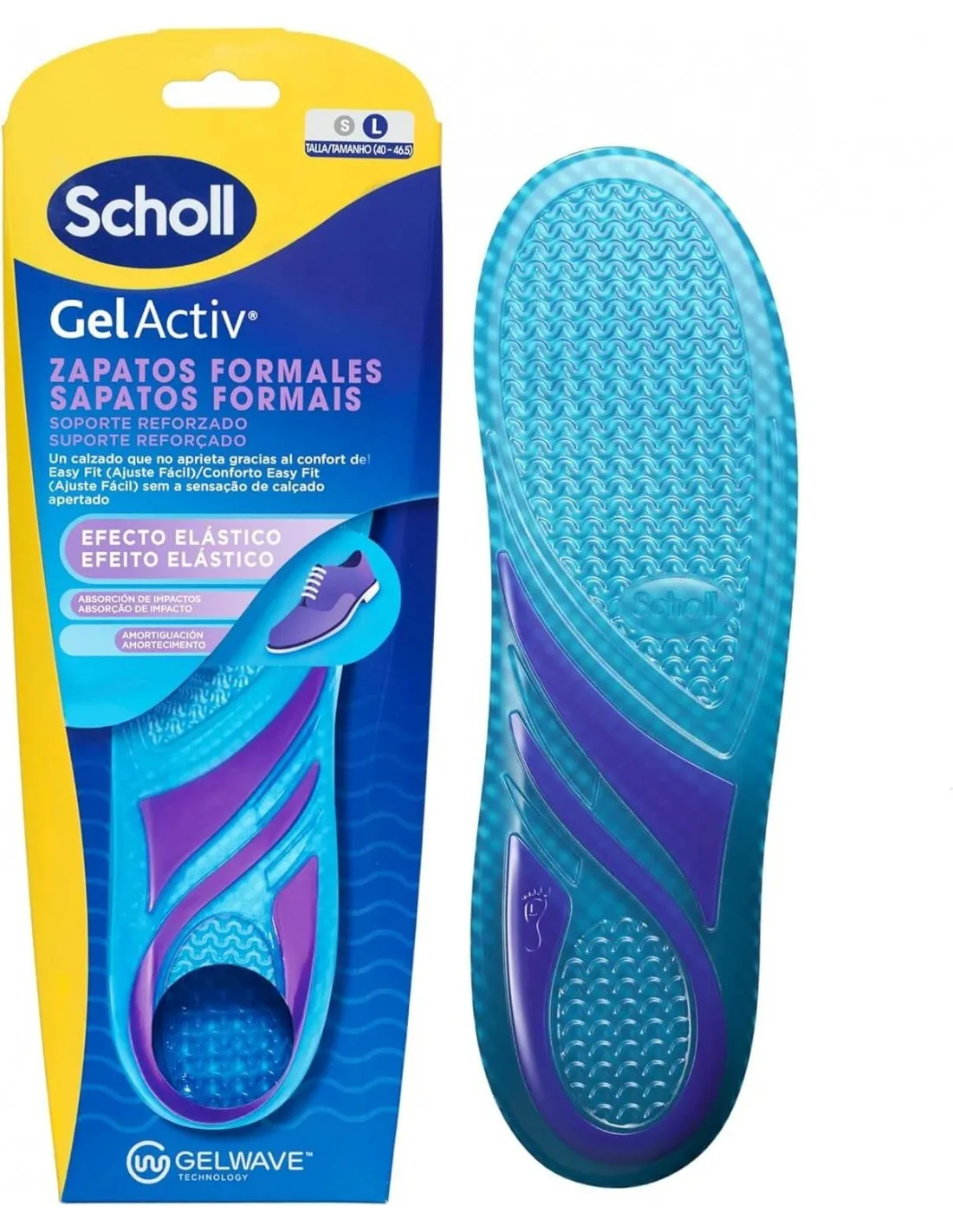 SCHOLL Gel Activ Zapato Formal L Talla 40-46.5