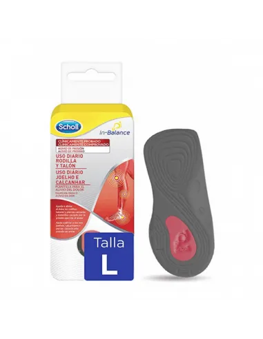SCHOLL PLANTILLAS USO DIARIO RODILLA Y TALON T-L