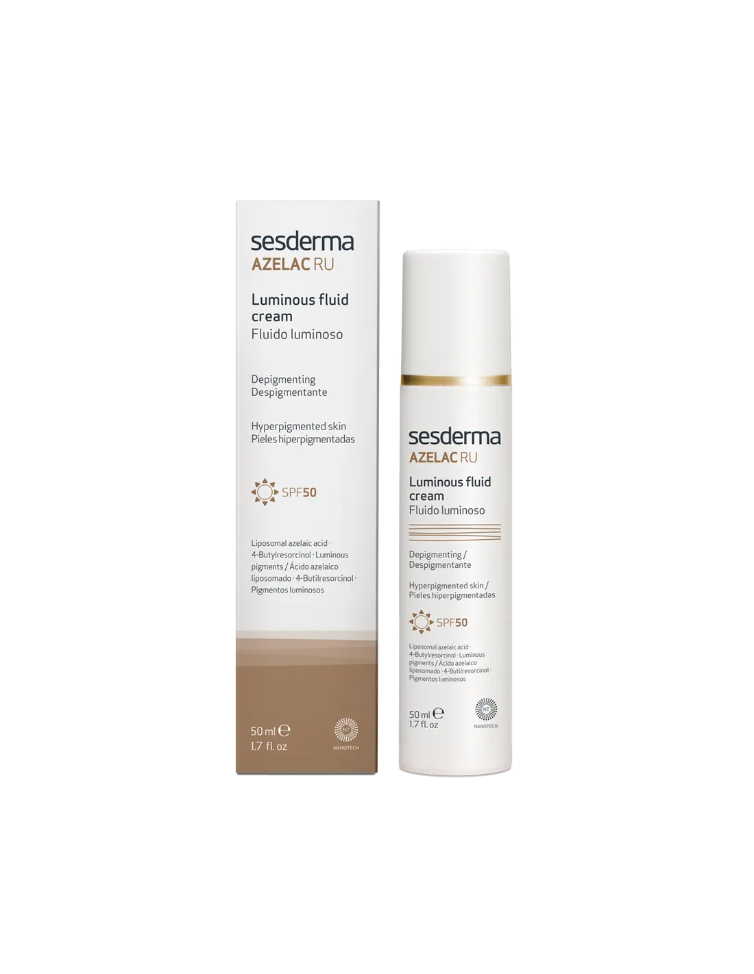 Sesderma Azelac Ru Fluido Luminoso Despigmentante 50 ml