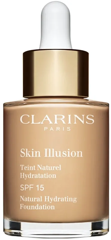 Clarins Skin Illusion Natural Illuminating Hydrating Foundation SPF 15 Color 106N Vanilla 30ml