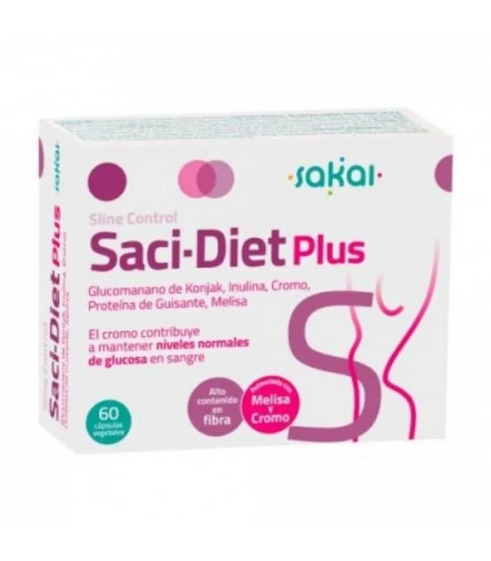 Sline Control Saci-Diet Plus 60 Cápsulas Sakai