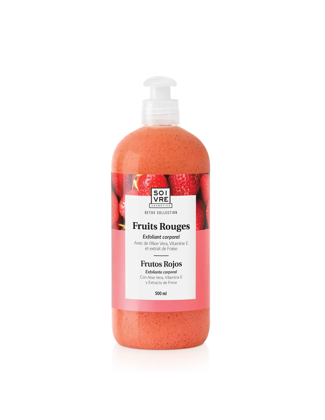 SOIVRE Gel de Baño Exfoliante Frutos Rojos 500 ml