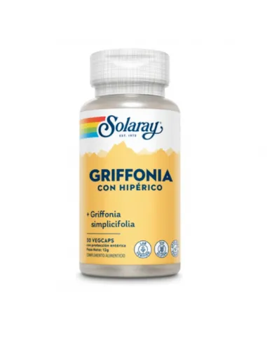 SOLARAY 5-HTP GRIFONIA+HIPERICO 30 CAPSULAS