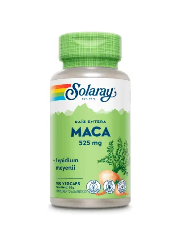 SOLARAY MACA 525 MG 100 CAPS