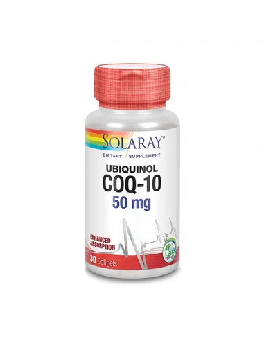 SOLARAY UBIQUINOL COQ-10 50 MG 30 CÁPSULAS