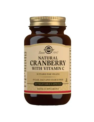 SOLGAR ARÁNDANO ROJO CON VITAMINA C 60 CÁPSULAS