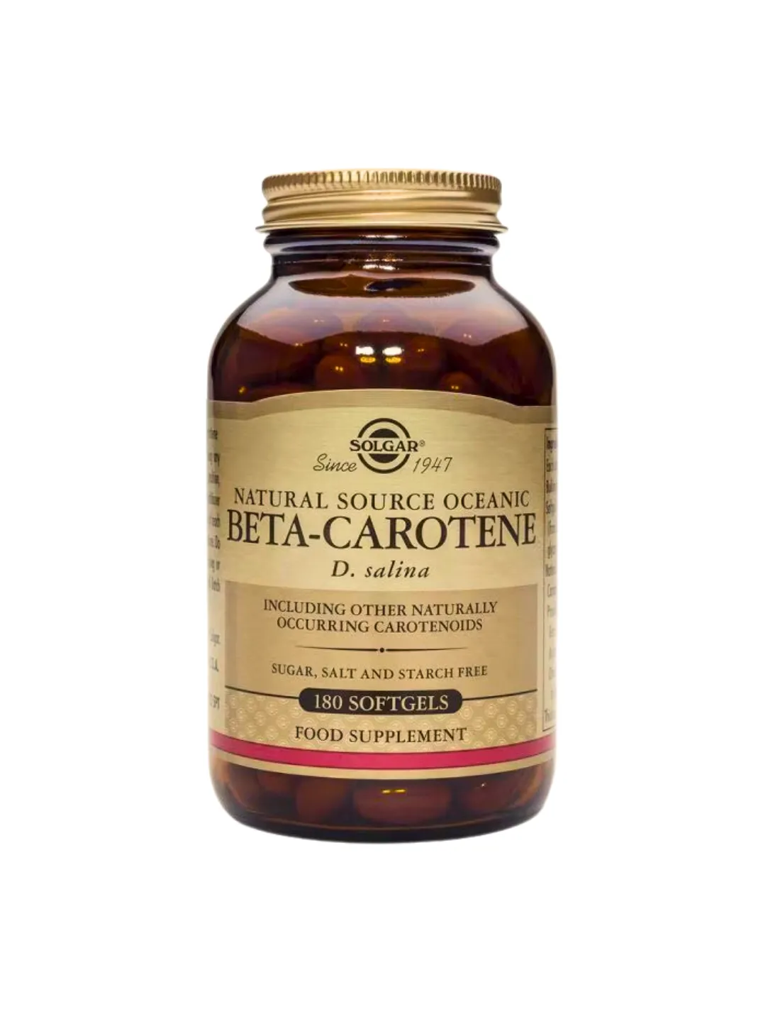 SOLGAR Beta-Caroteno Oceánico 180 Cápsulas Blandas