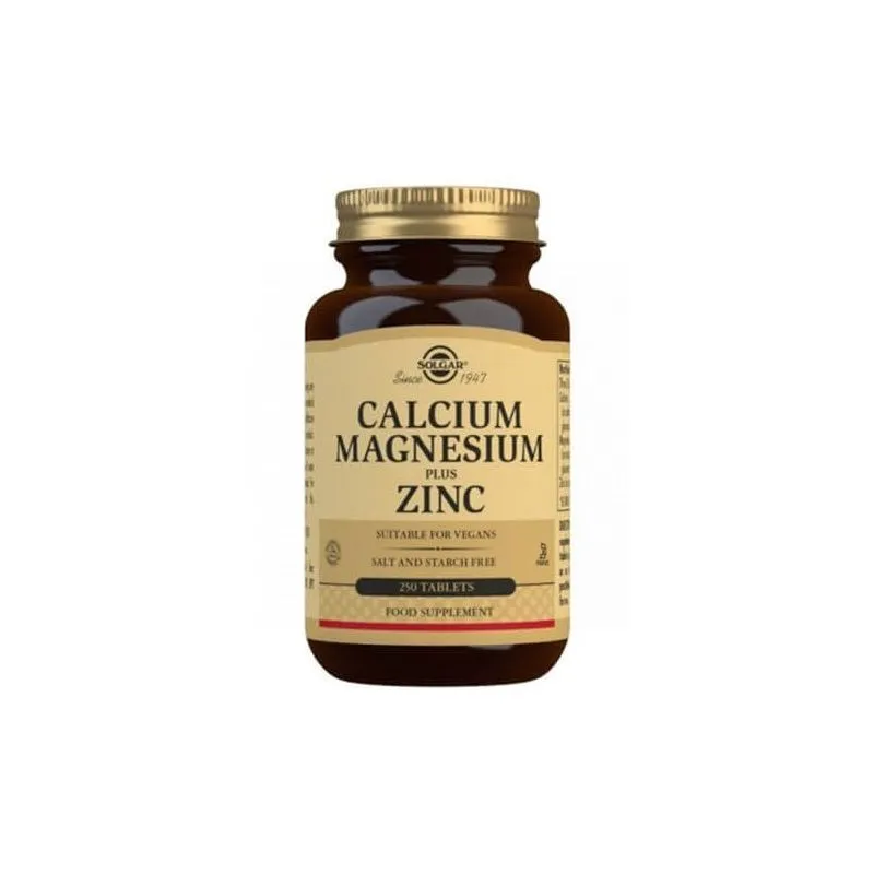 Solgar Calcio Magne Plus Zinc 250 Comprimidos