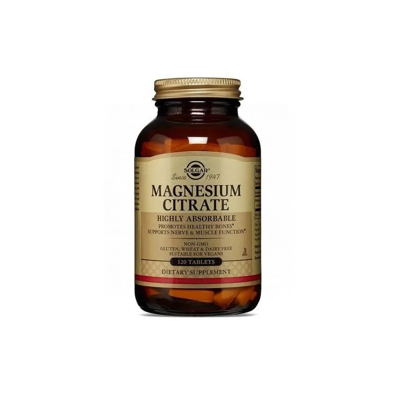 Solgar Citrato Magnesio 120 comp