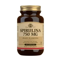 Solgar Espirulina Vegetariana 750mg 80 Cápsulas