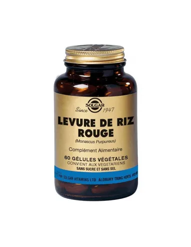 SOLGAR LEVADURA ROJA DE ARROZ 60 CÁPSULAS
