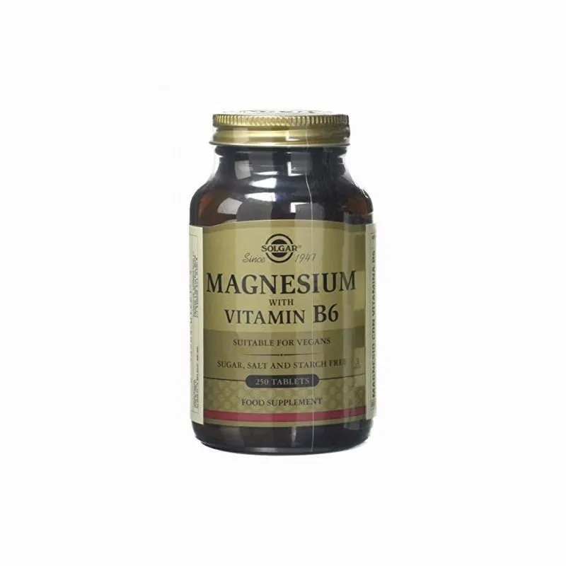 Solgar Magnesium Vitamina B6 250comp