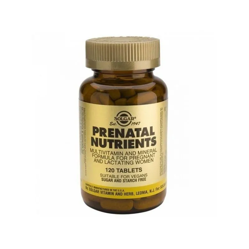 Solgar Nutrientes Prenatales 120comp