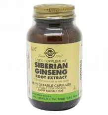 Solgar Sfp Gingseng Siberiano Extracto Puro 60 Cápsulas