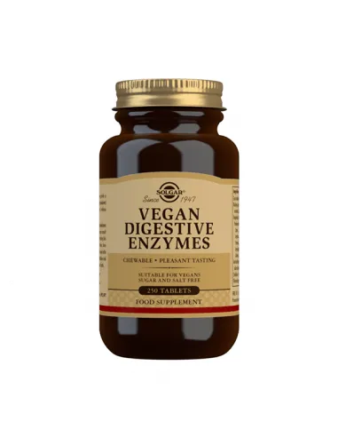 SOLGAR VEGAN ENZIMAS DIGESTIVAS 50 COMPRIMIDOS