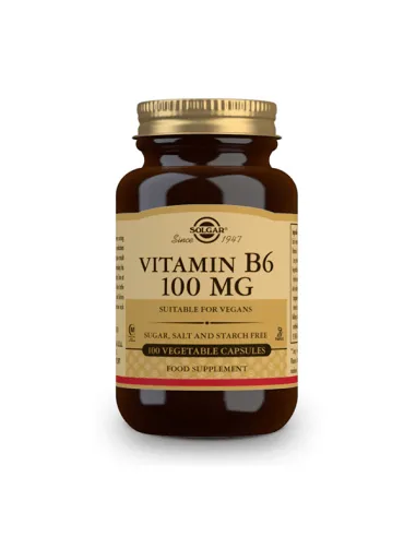 SOLGAR VITAMIN B6 100 MG 100 CAPS