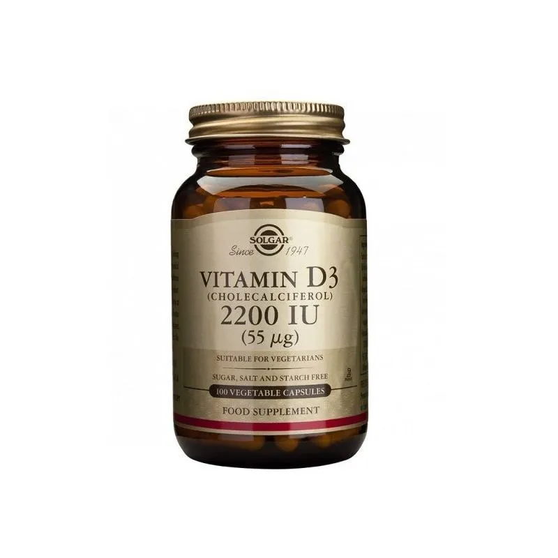 Solgar Vitamina D3 2200 UI 55 µg Colecalciferol 100caps