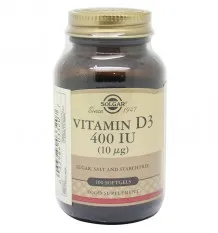 Solgar Vitamina D3 400 Ui 100 Cápsulas Blandas