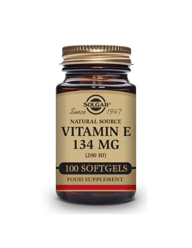 SOLGAR VITAMINA E 134 MG (200 UI) 100 CÁPSULAS