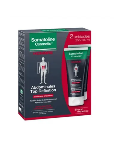 SOMATOLINE HOMBRE ABDOMINALES TOP DEFINITION DUPLO 2 X 200 ML