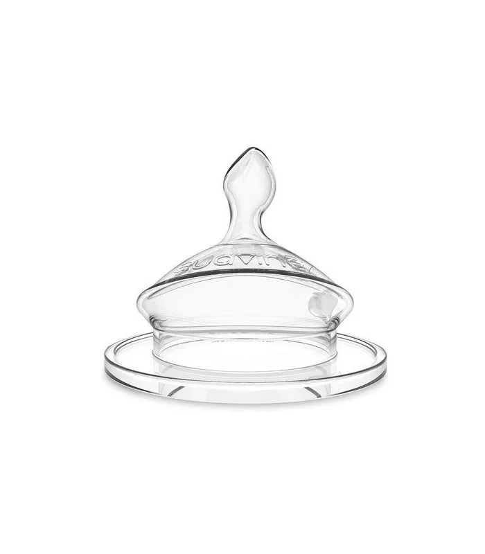 Suavinex Duplo Tetina Anatómica de Silicona Flujo Denso +6 Meses
