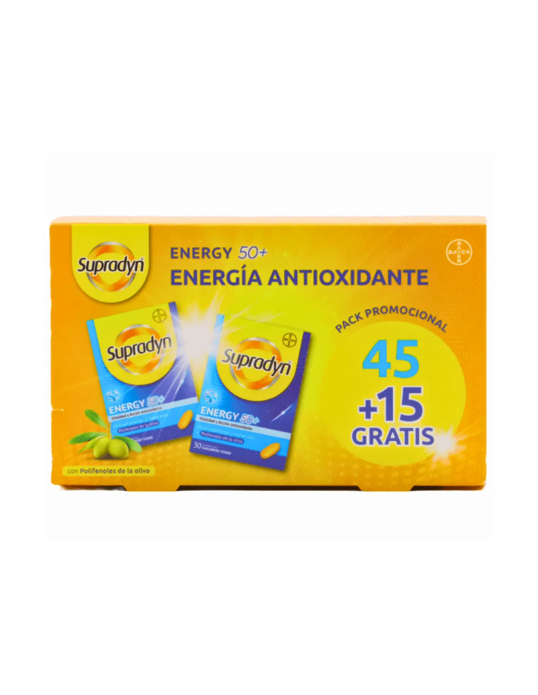 SUPRADYN Duplo Energy 50+ Antioxidante 45+15 Comprimidos Gratis