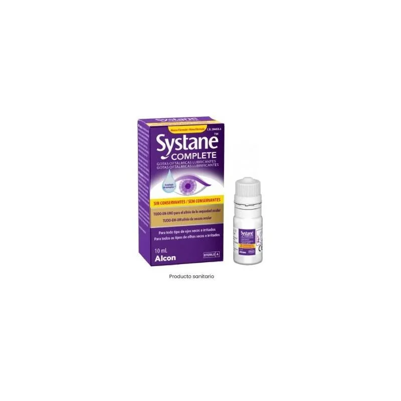 Systane Complete Gotas Oftálmicas Lubricantes Sin Conservantes 10ml
